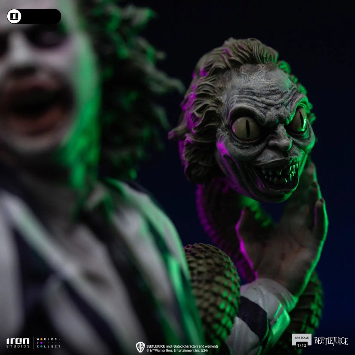 Iron Studios: Beetlejuice Beetlejuice - Beetlejuice: Art Scale 1/10 Statue PRE ORDER