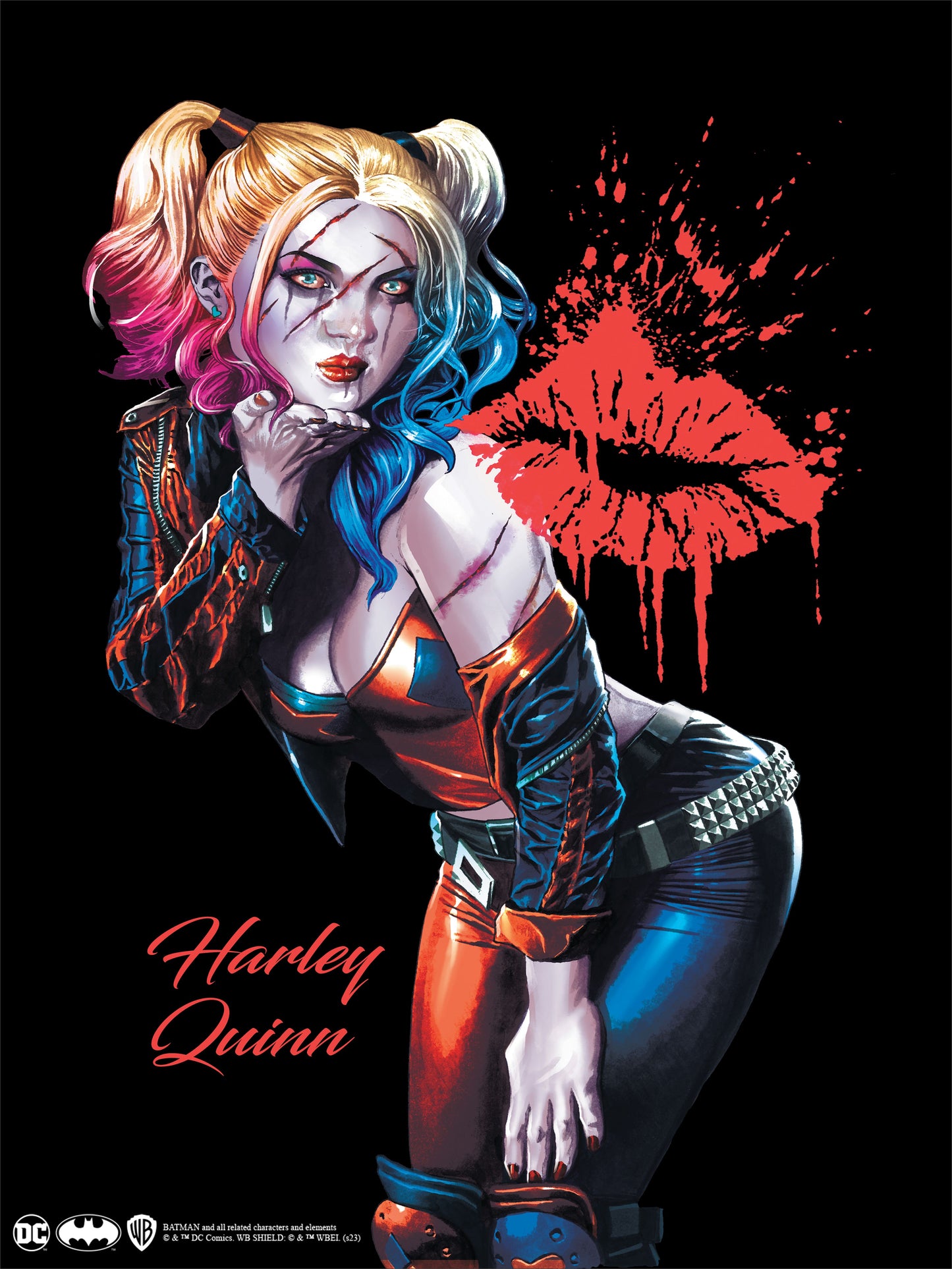 Harley Quinn Kiss Poster #24