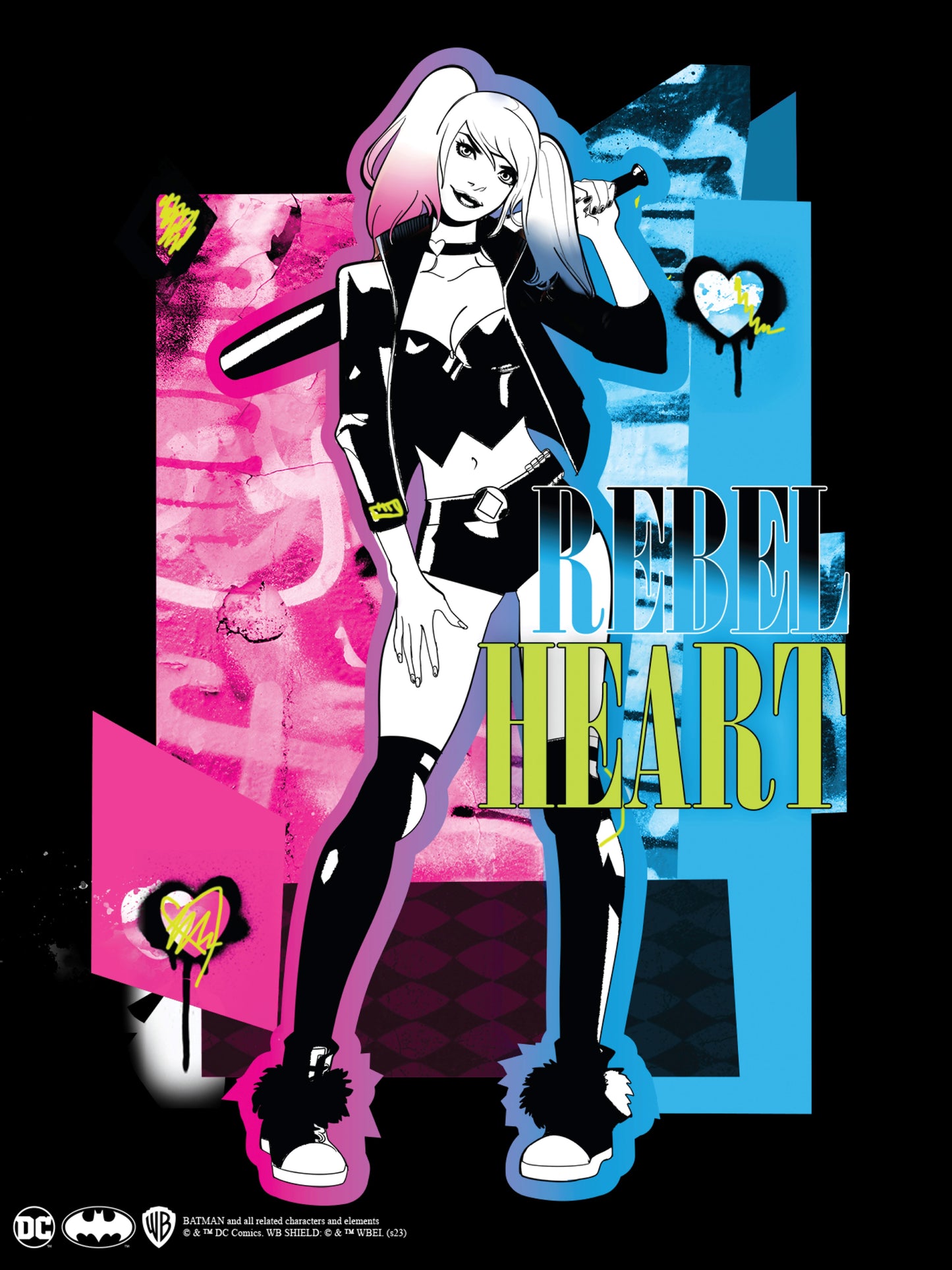 Harley Quinn Rebel Heart Poster #26