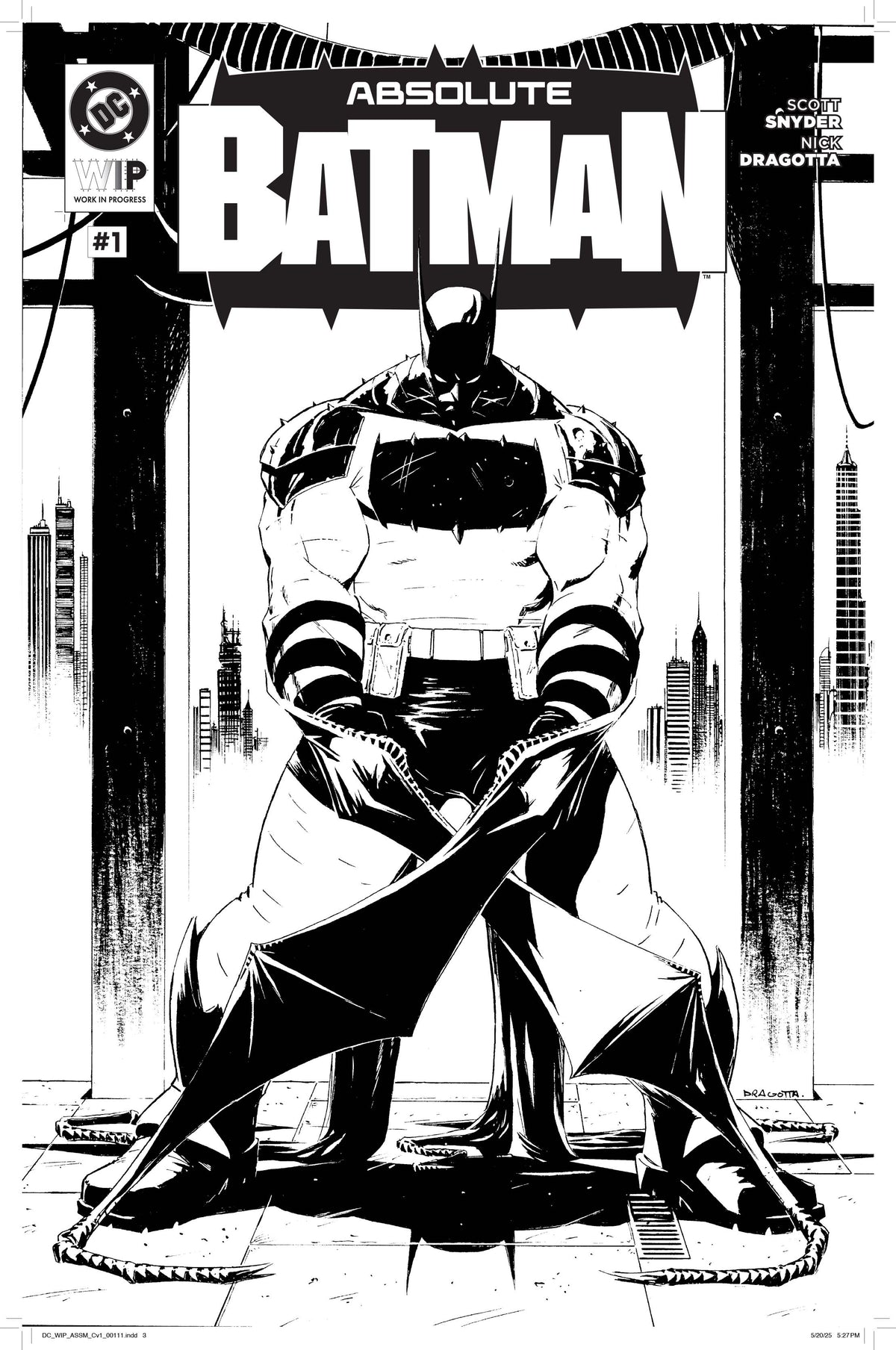 DC W.I.P. : ABSOLUTE BATMAN #1 Treasury/Large Format