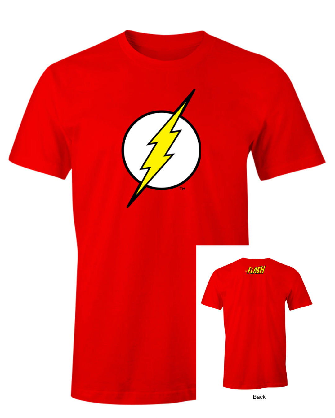 Flash Symbol with Back Print T-Shirt