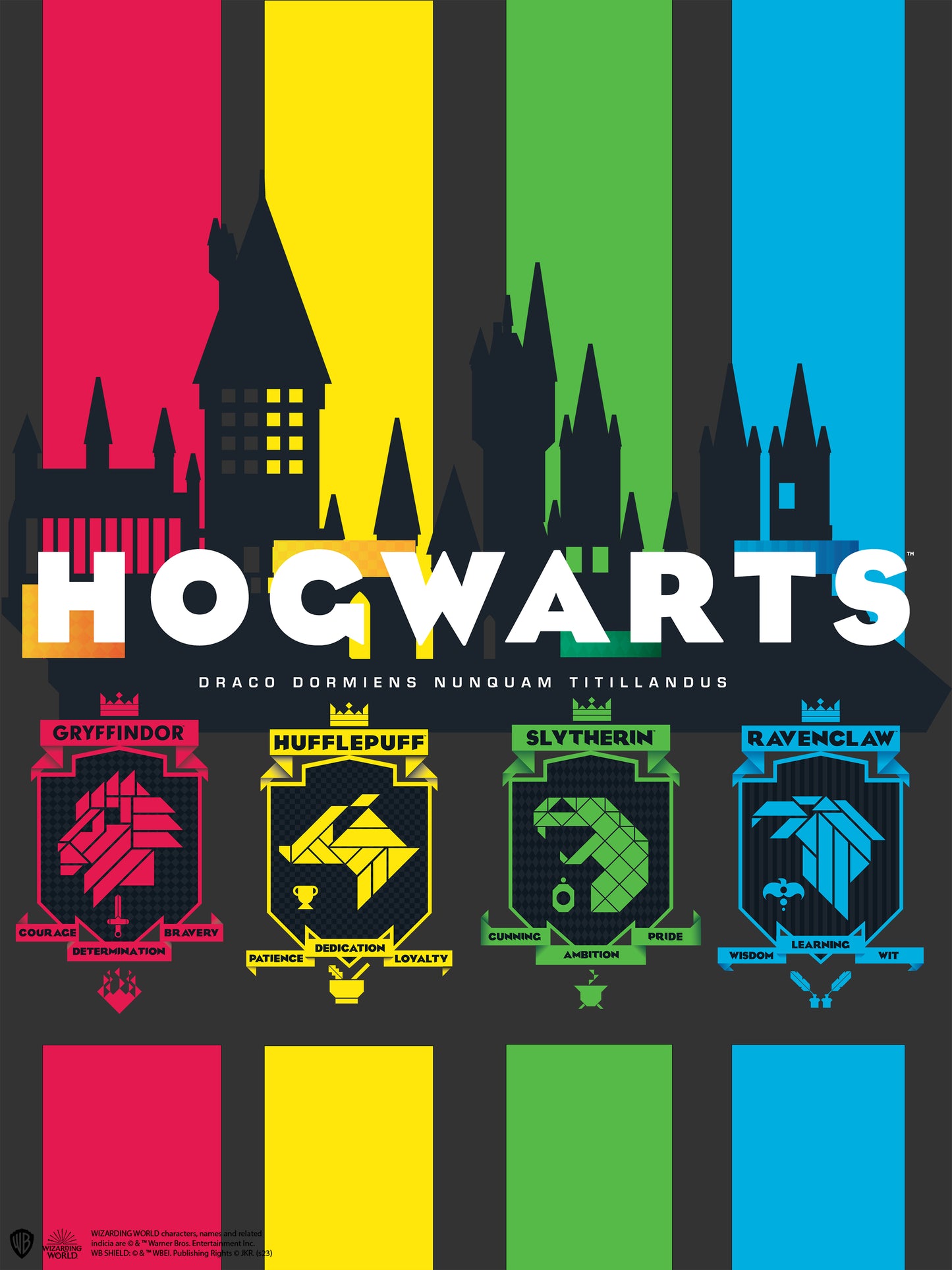 Harry Potter Hogwarts houses Poster #38