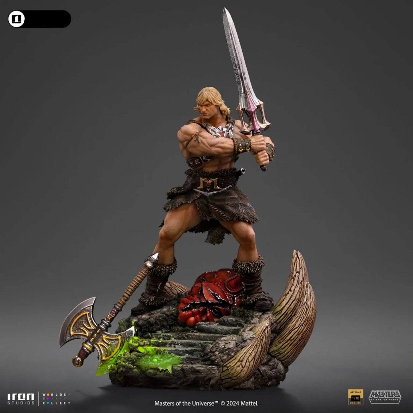 Iron Studios: Masters Of The Universe - He-Man Unleashed: Art Scale 1/10 Statue PRE ORDER