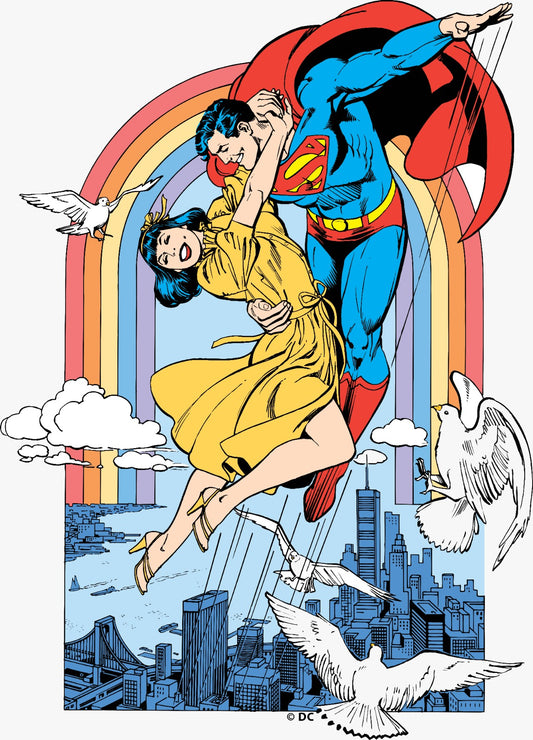 Superman and Lois Vinyl Sticker