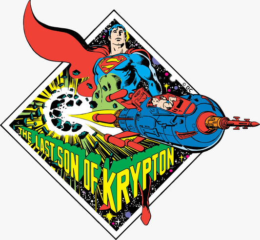 Superman Last Son Diamond Vinyl Sticker