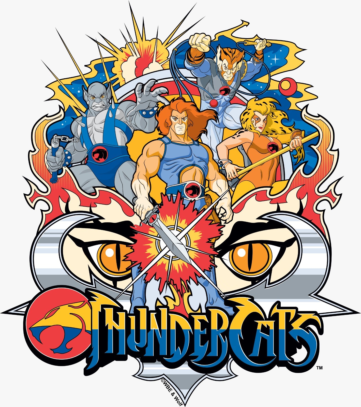 Thundercats Group Classic Vinyl Sticker