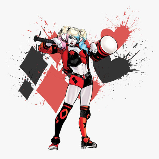 Harley Quinn Mallet Vinyl Sticker