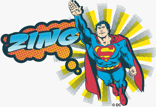 Superman Zing Vinyl Sticker