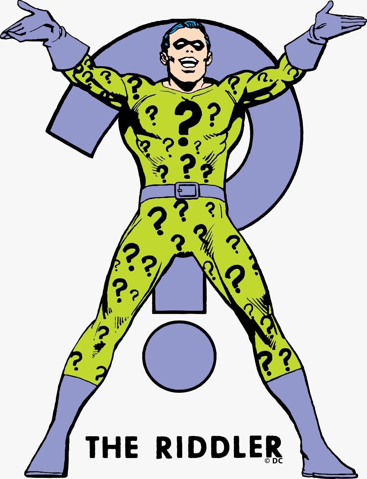 The Riddler Batman Vinyl Sticker