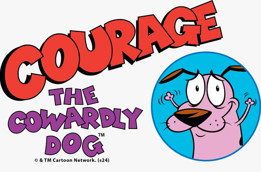 Courage the Cowardly Dog Vinyl Sticker