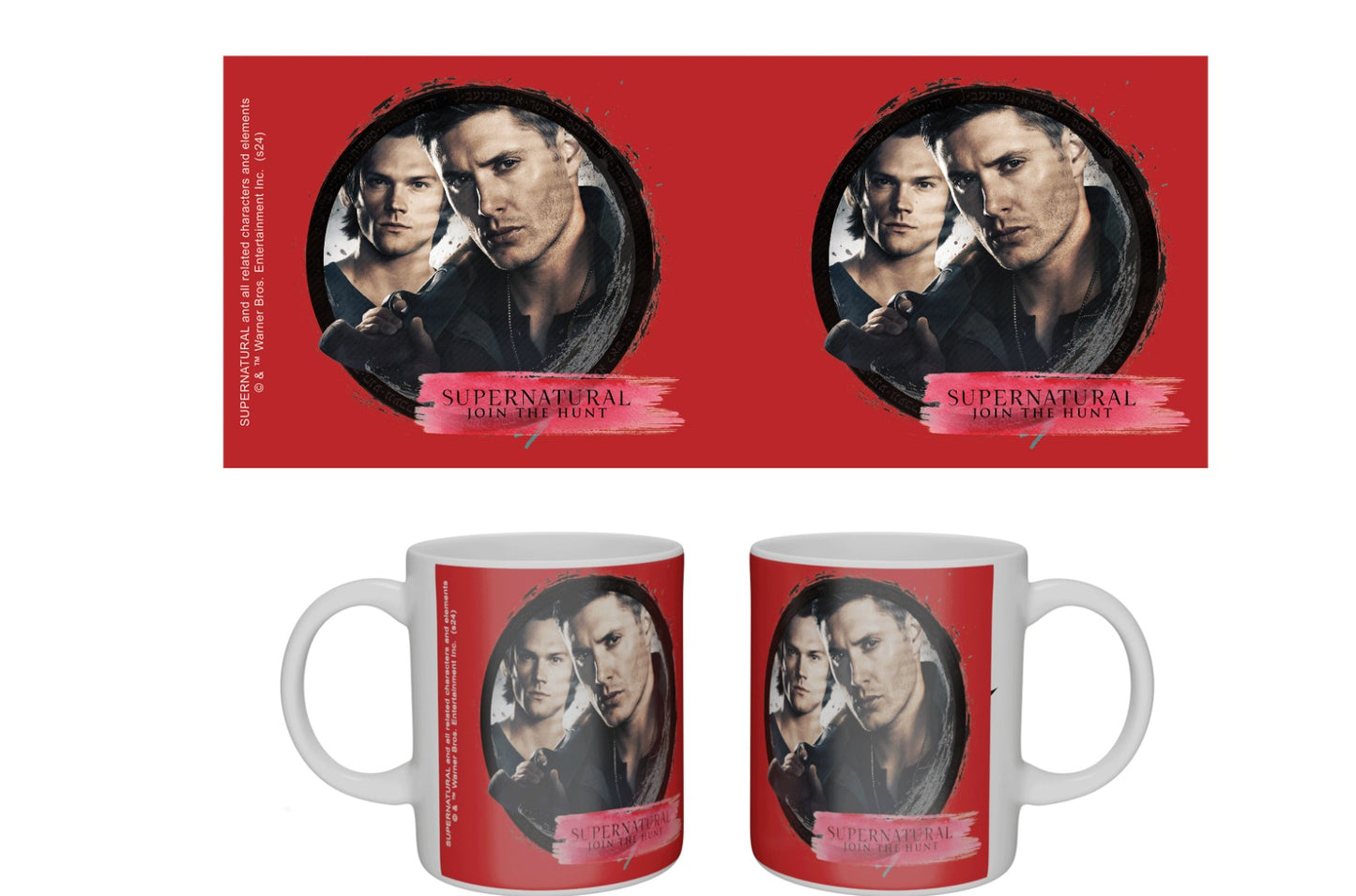 Supernatural Portrait Red Mug