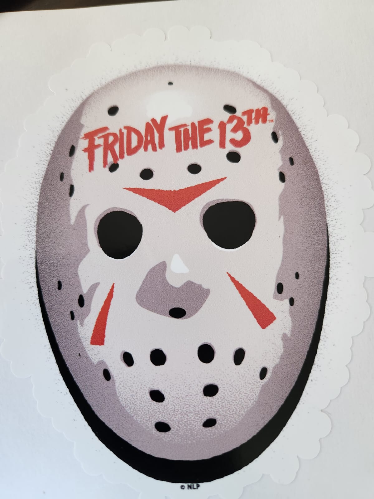 Friday the 13th Jason Mask Vinyl Sticker