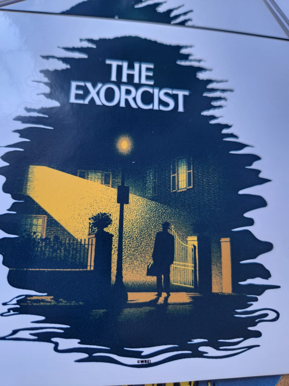 The Exorcist Lamplight Vinyl Sticker