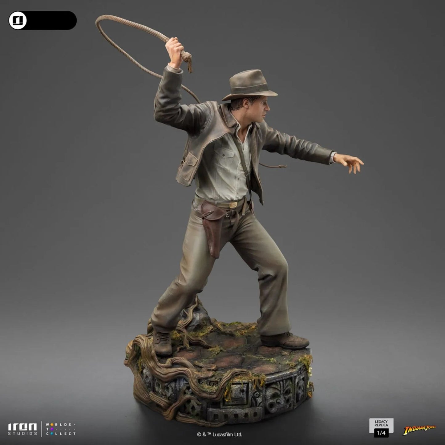 Iron Studios: Indiana Jones - Indiana Jones: Legacy Replica Art Scale 1/4 Statue PRE ORDER