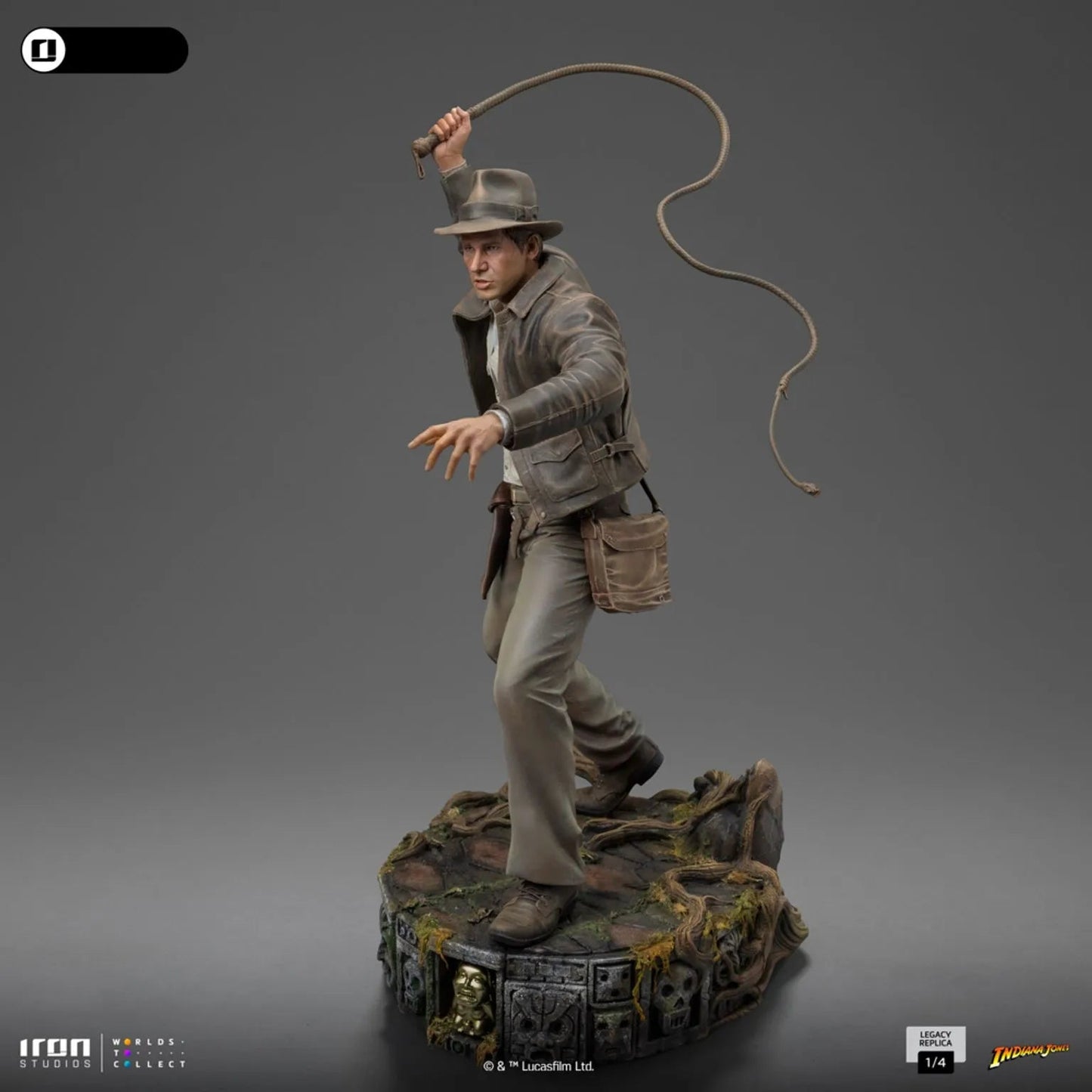 Iron Studios: Indiana Jones - Indiana Jones: Legacy Replica Art Scale 1/4 Statue PRE ORDER