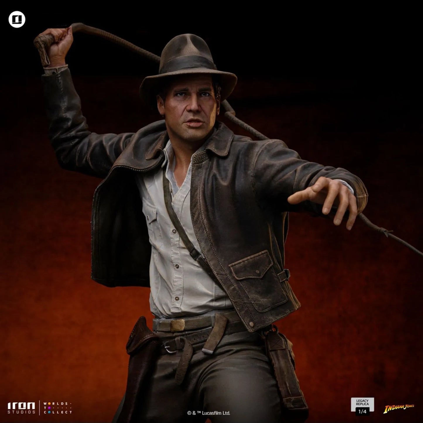 Iron Studios: Indiana Jones - Indiana Jones: Legacy Replica Art Scale 1/4 Statue PRE ORDER