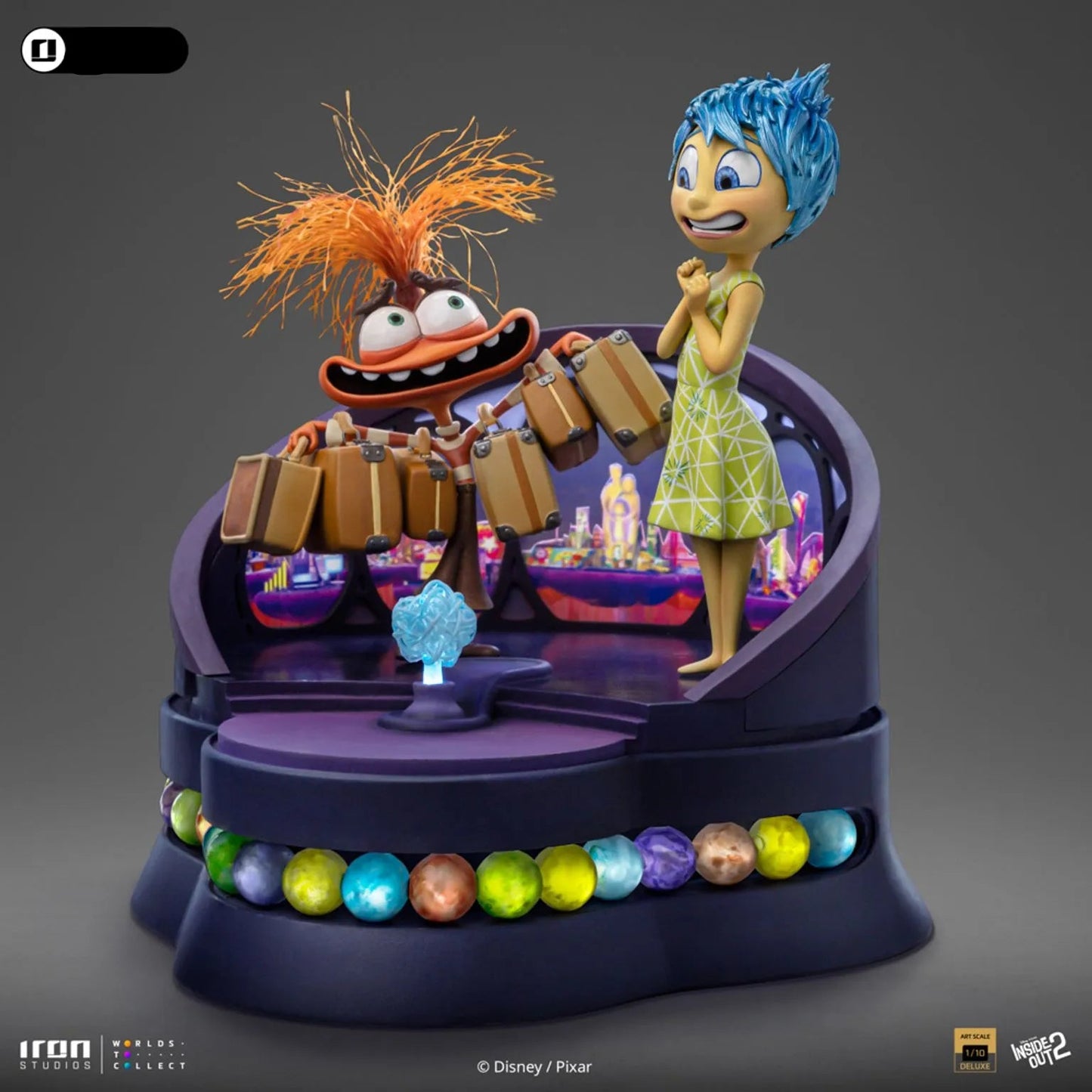 Iron Studios: Inside Out 2 - Joy & Anxiety: Art Scale 1/10 Statue PRE ORDER