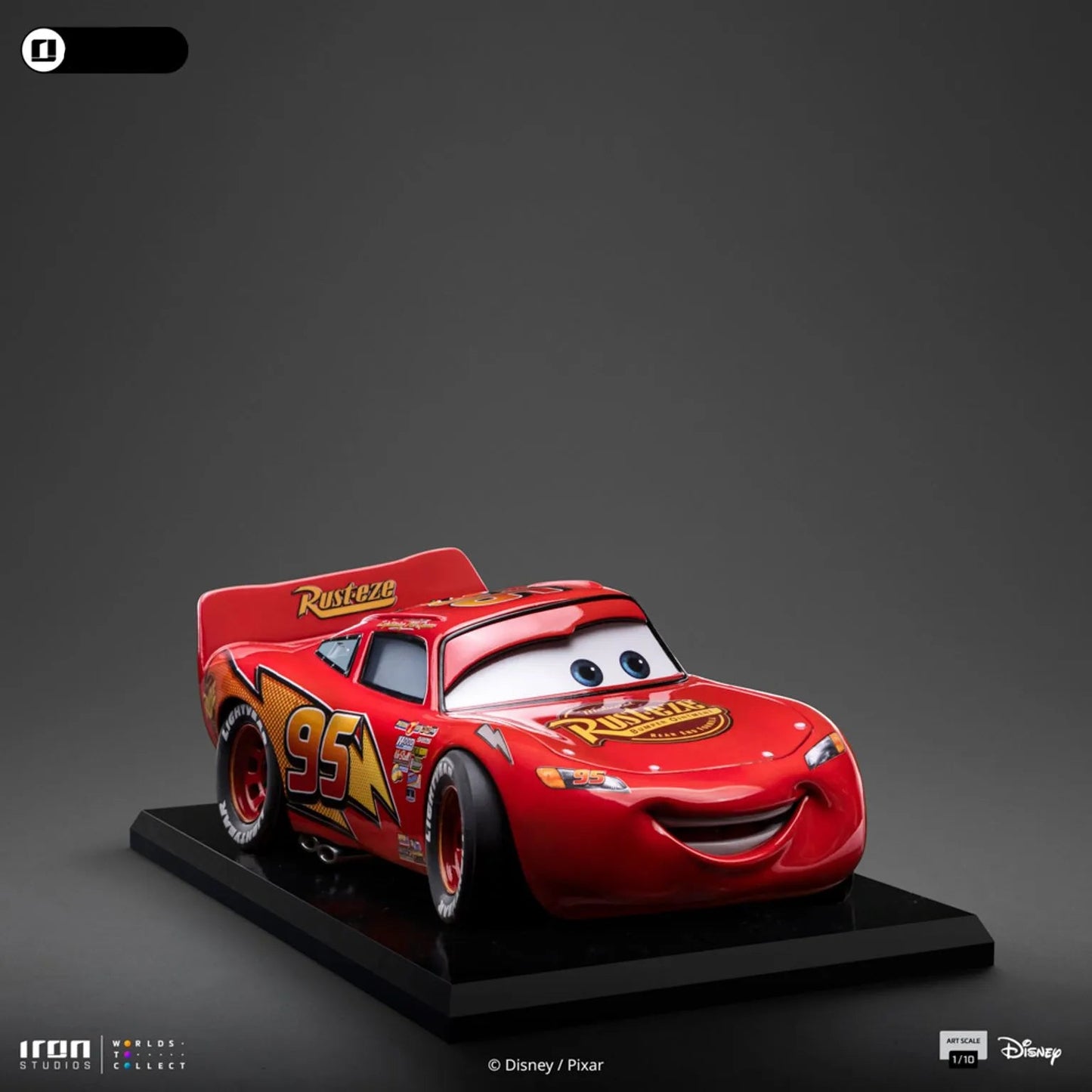 Iron Studios: Cars - Lightning McQueen: Art Scale 1/10 Statue PRE ORDER