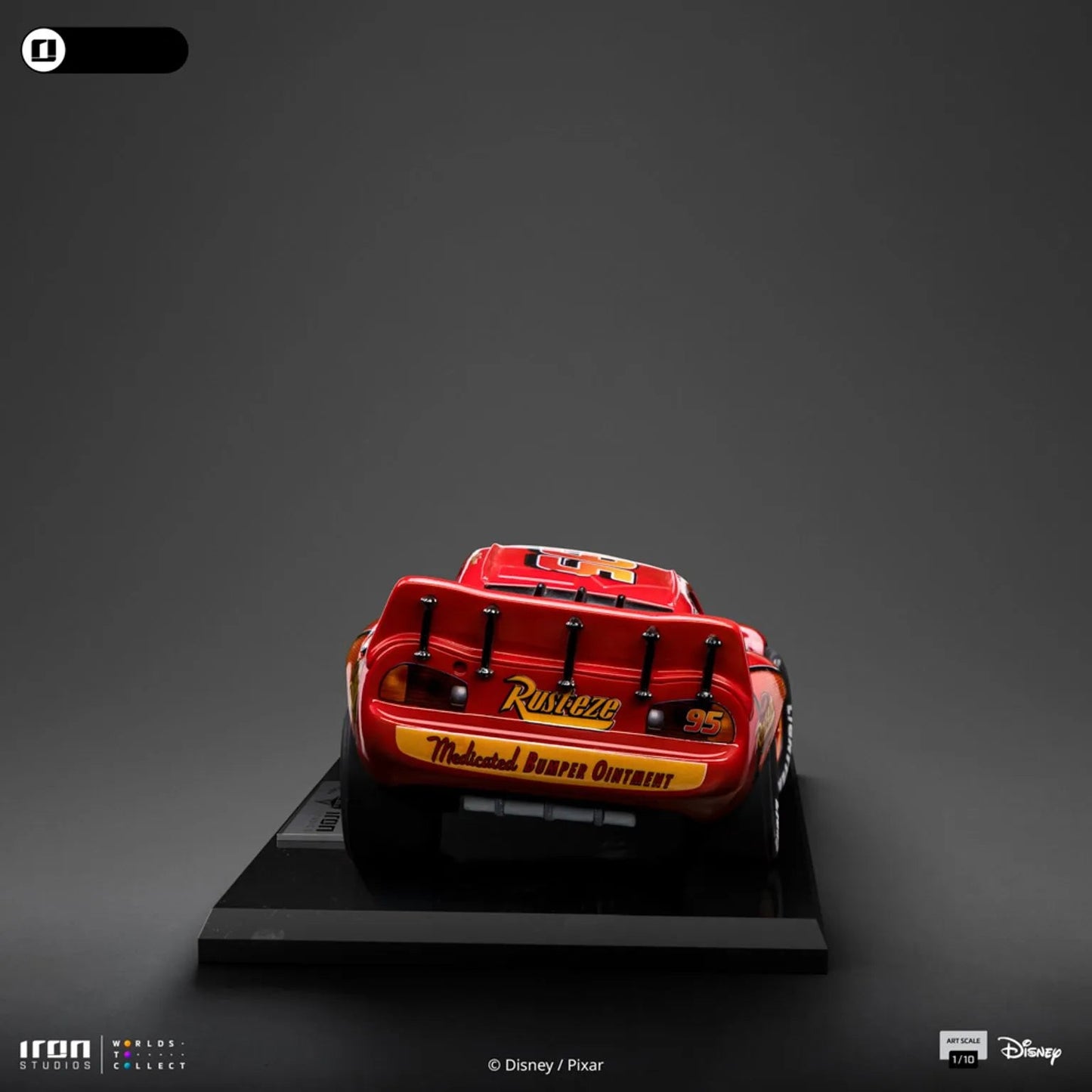 Iron Studios: Cars - Lightning McQueen: Art Scale 1/10 Statue PRE ORDER