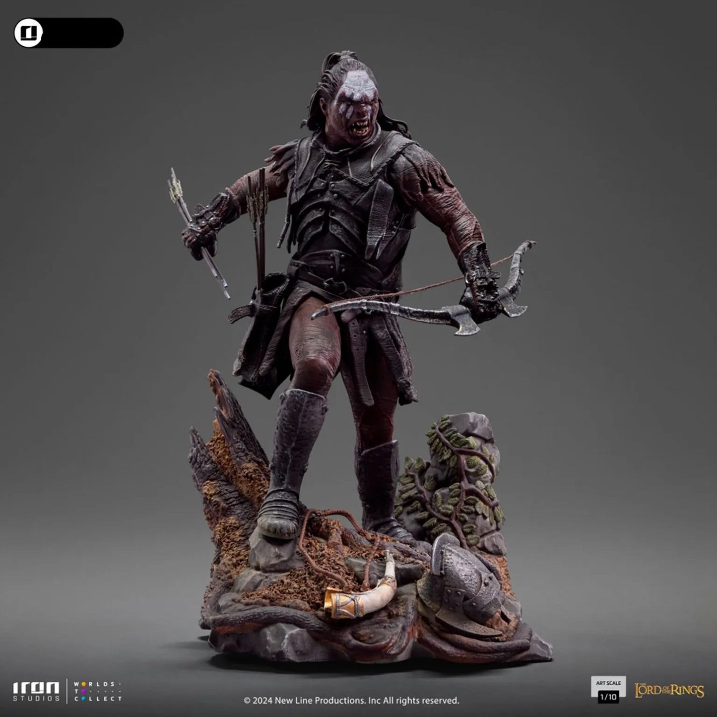 Iron Studios: Lord Of The Rings -  Lurtz, Uruk-hai Leader: Art Scale 1/10 Statue PRE ORDER