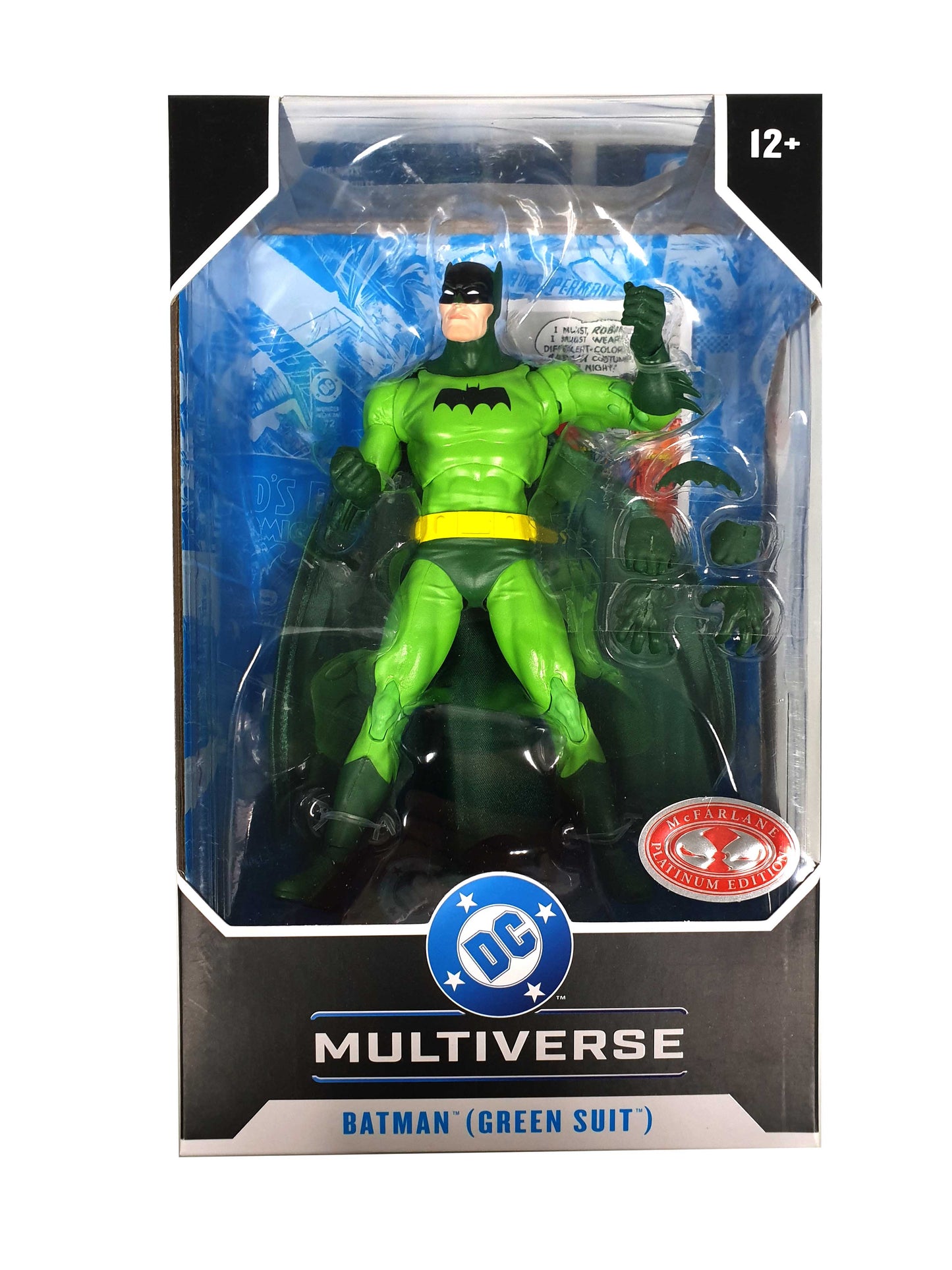 McFarlane Toys DC Multiverse Batman (Green Suit) Action Figure [Red Platinum Chase Edition]