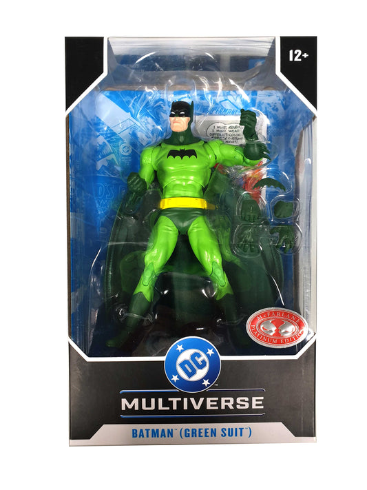McFarlane Toys DC Multiverse Batman (Green Suit) Action Figure [Red Platinum Chase Edition]