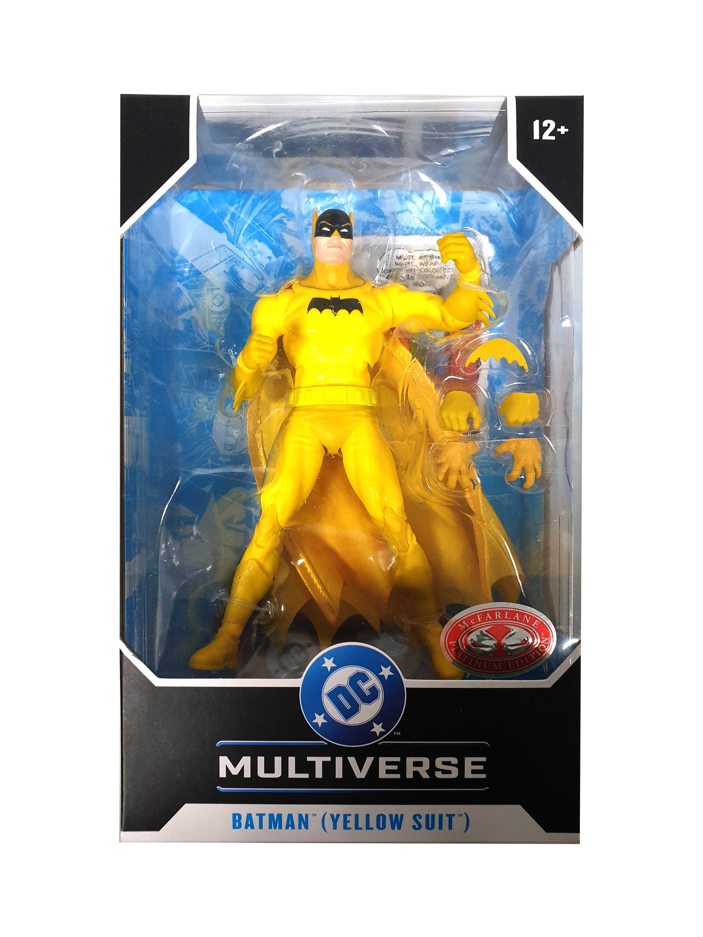 McFarlane Toys DC Multiverse Batman (Yellow Suit) Action Figure [Red Platinum Chase Edition]