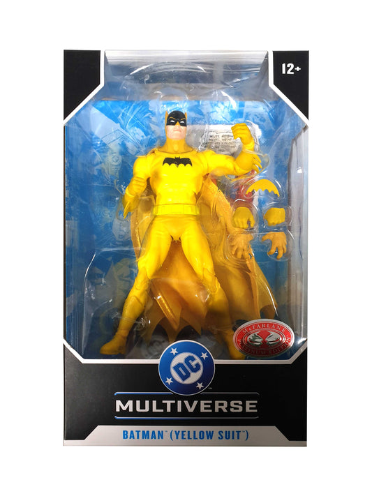 McFarlane Toys DC Multiverse Batman (Yellow Suit) Action Figure [Red Platinum Chase Edition]
