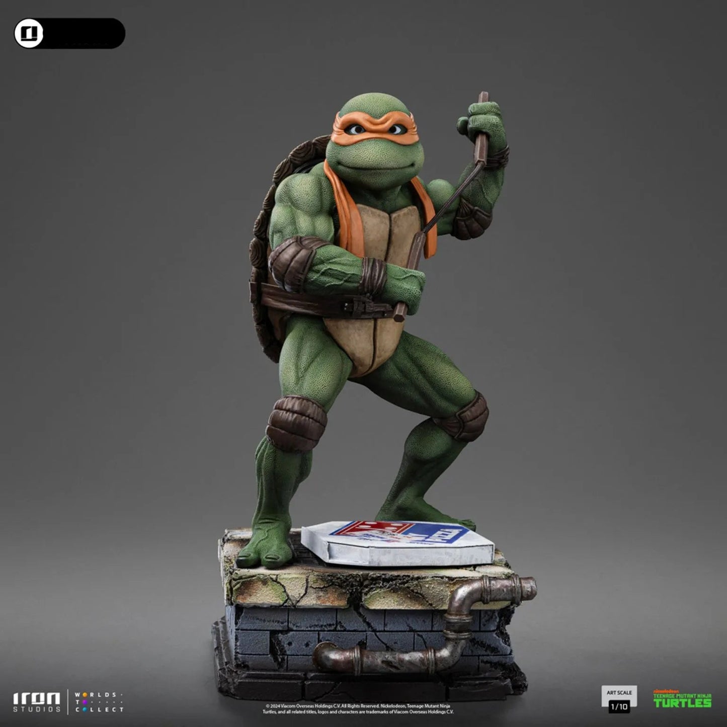 Iron Studios: TMNT Movie - Michelangelo: Art Scale 1/10 Statue PRE ORDER