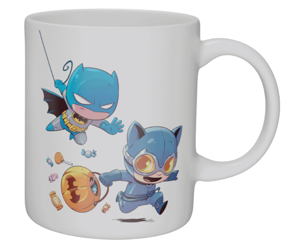 DC Superfriends Halloween Batman & Catwoman Mug