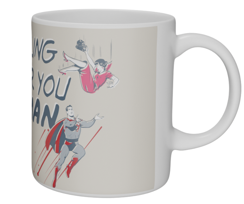 Superman Falling For You Mug