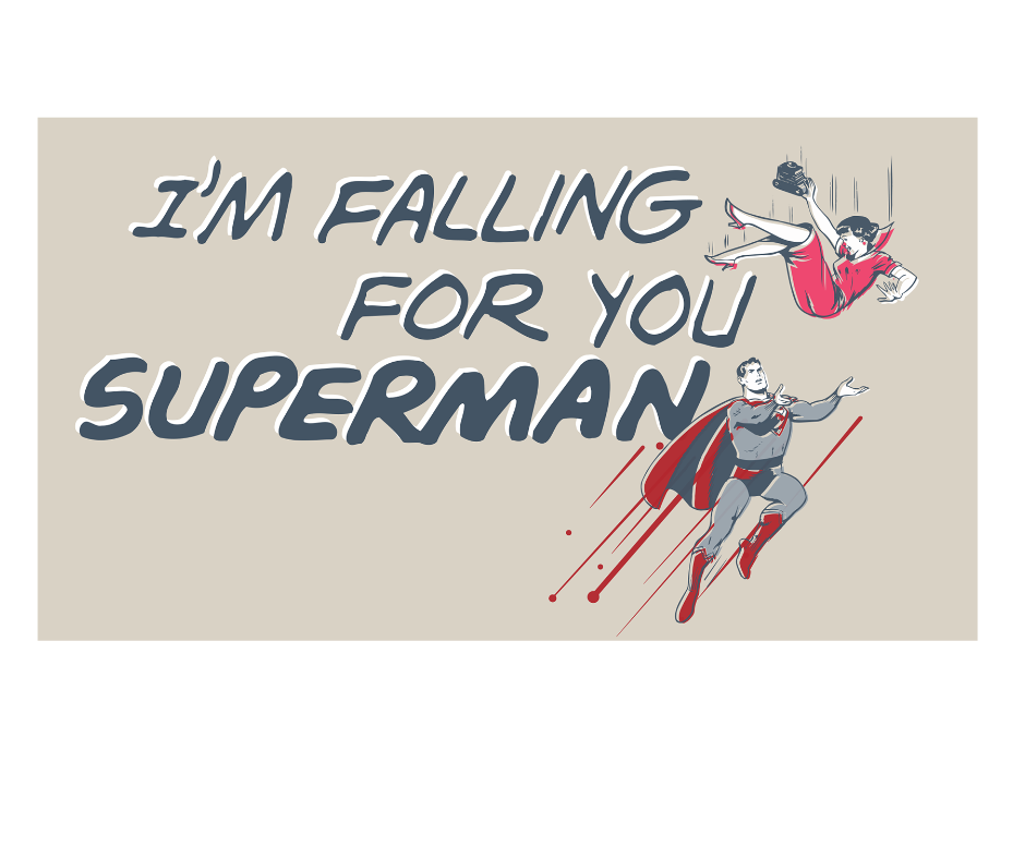 Superman Falling For You Mug