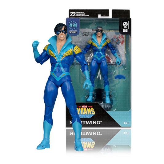 McFarlane Toys DC Direct Nightwing Action Figure [Teen Titans, Digital Collectible]