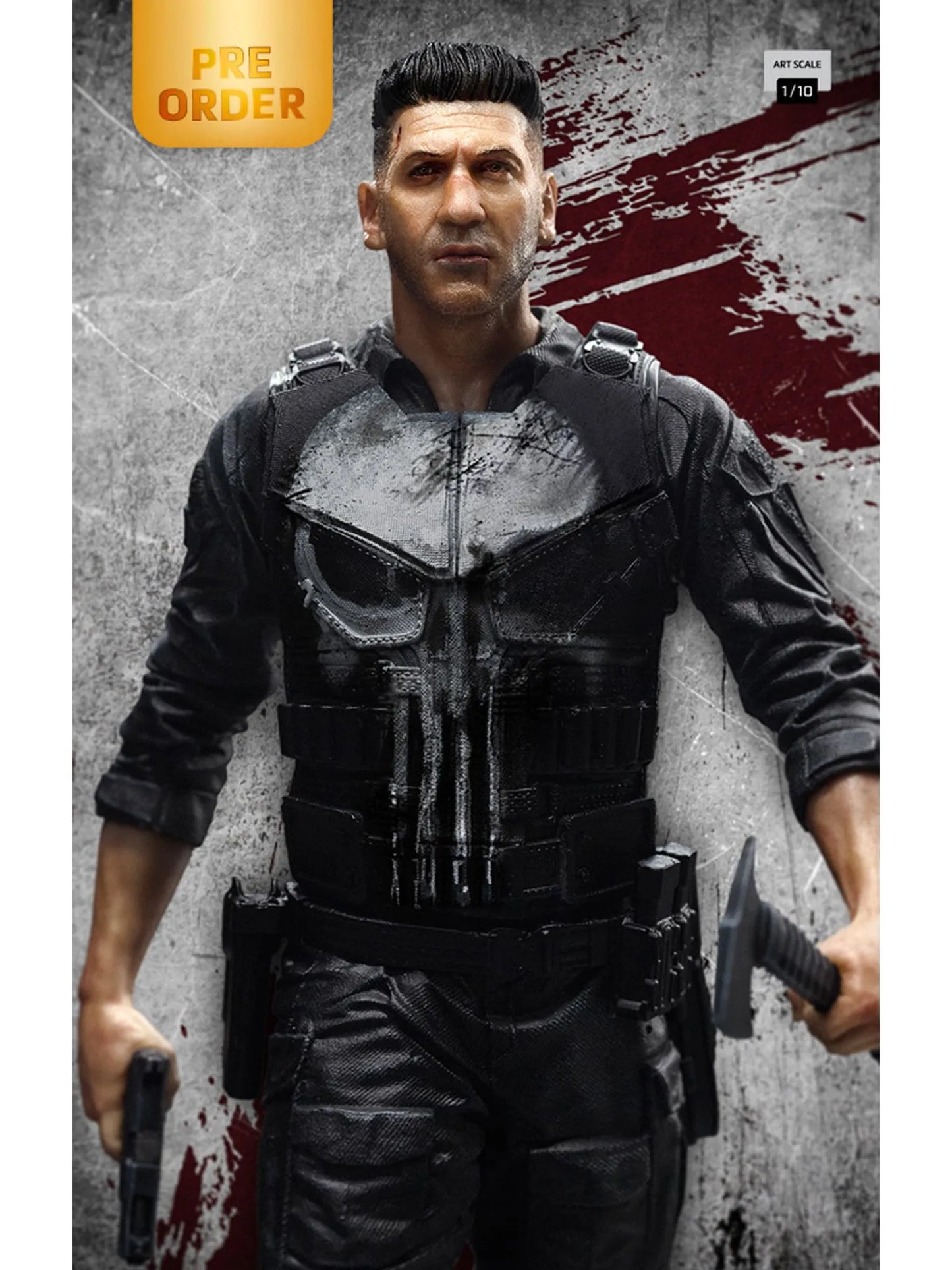 Punisher - Daredevil: Born Again 1/10 Scale Statue Iron Studios PRE ORDER
