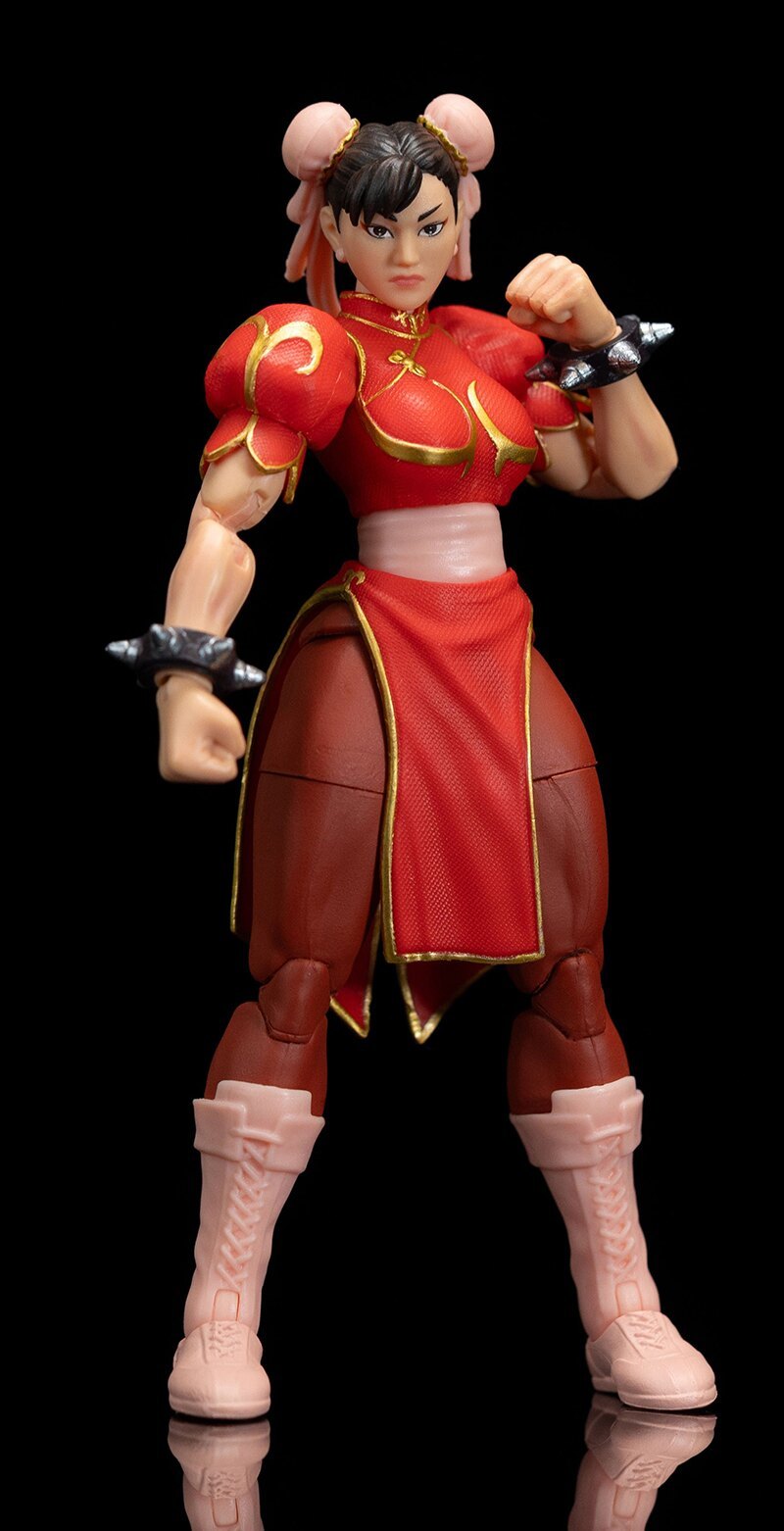Ultra Street Fighter II: The Final Challengers Chun-Li 1/12 Scale Action Figure Player 2 Red Variant Target Exclusive