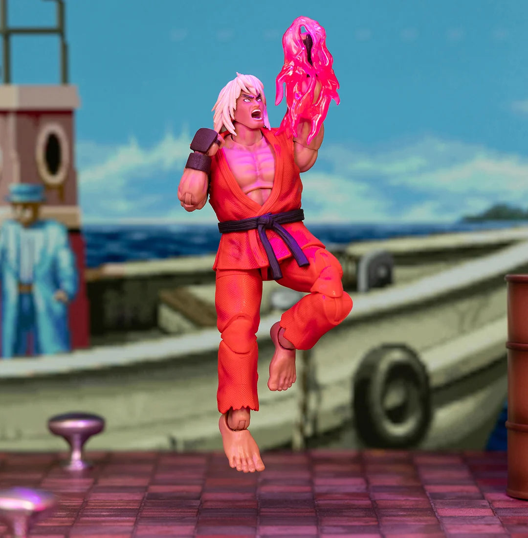 Ultra Street Fighter II Violent Ken 1/12 Scale Action Figure Deluxe Set (Exclusive)