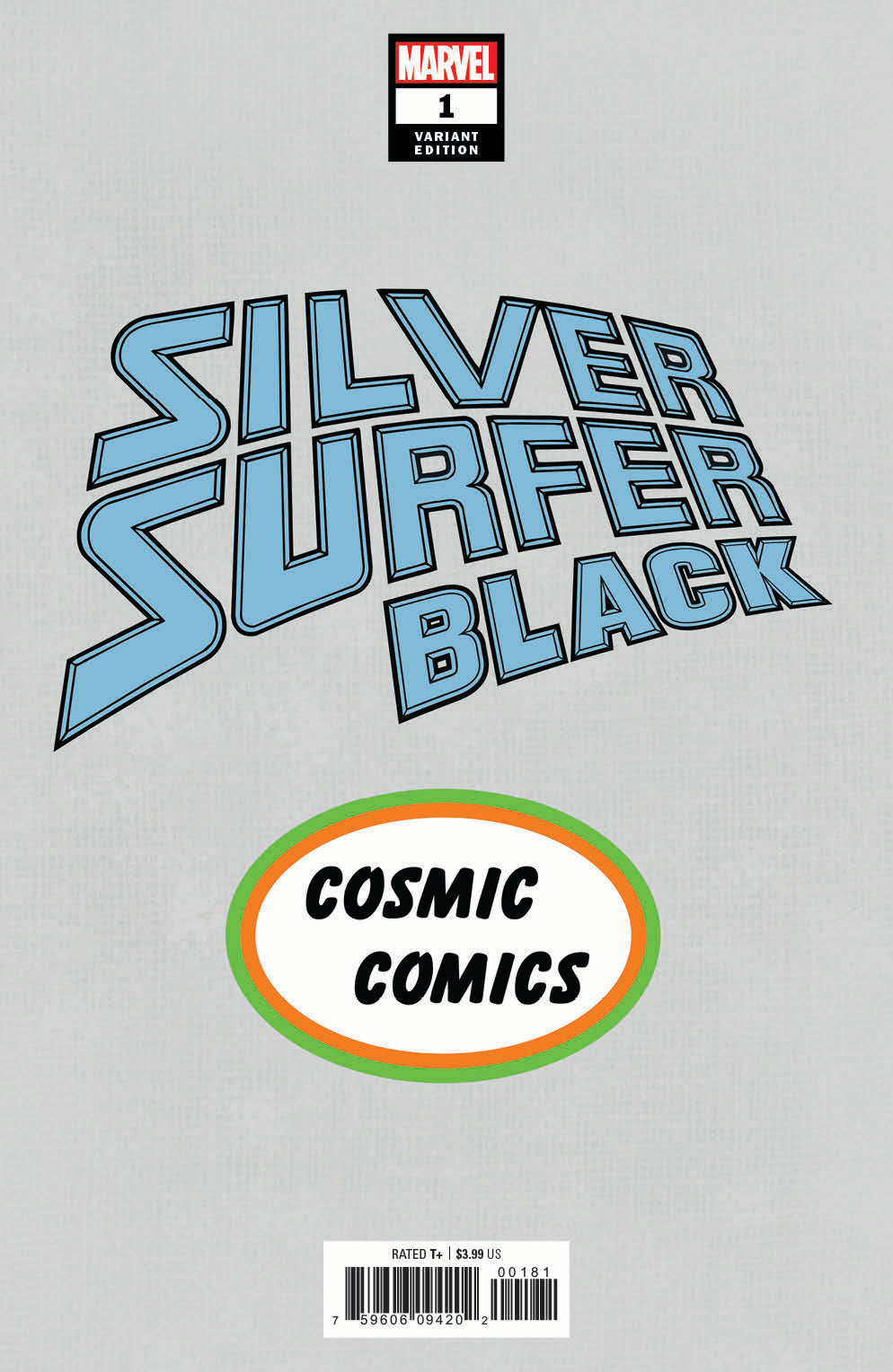 SILVER SURFER BLACK #1 (OF 5) Will Sliney Cosmic Comics Exclusive Variant