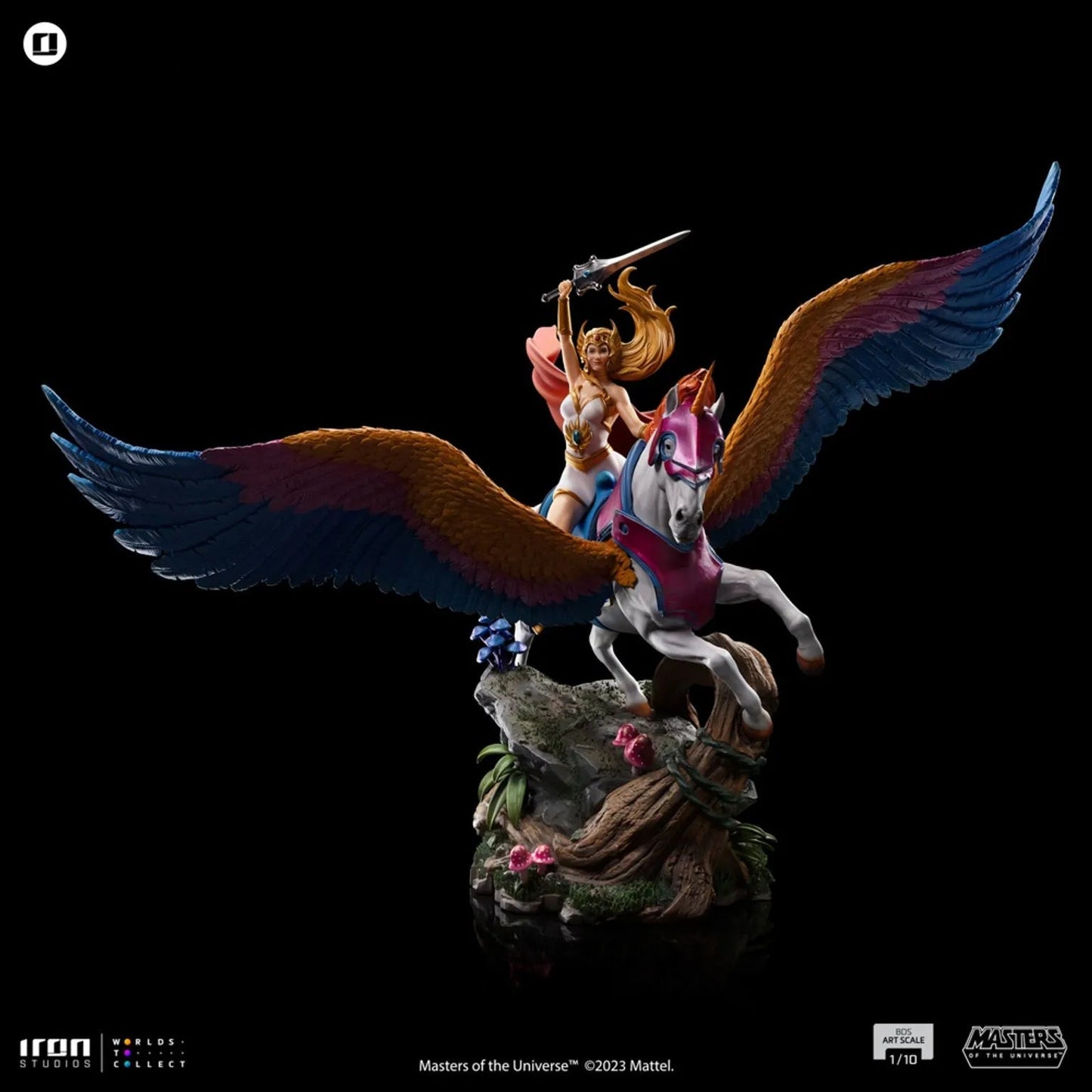 Iron Studios: Masters Of The Universe - She-Ra & Swift Wind: Art Scale 1/10 Statue