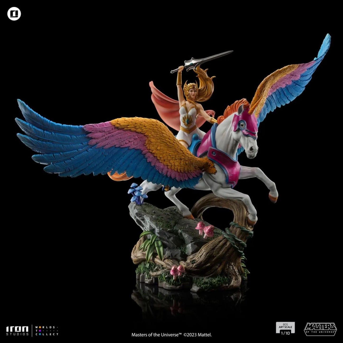 Iron Studios: Masters Of The Universe - She-Ra & Swift Wind: Art Scale 1/10 Statue