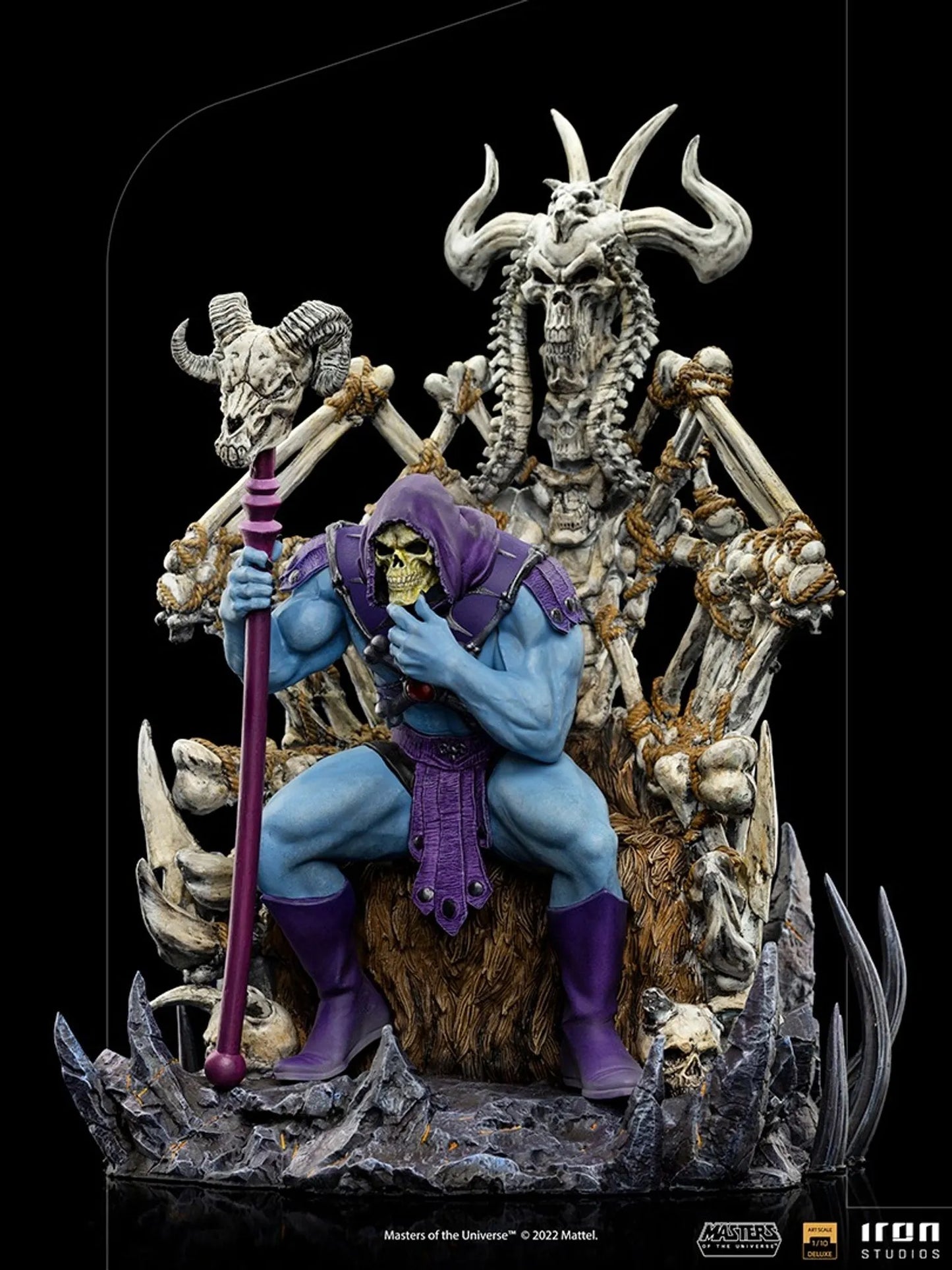 Iron Studios: Masters Of The Universe - Skeletor On Throne: Art Scale 1/10 Statue