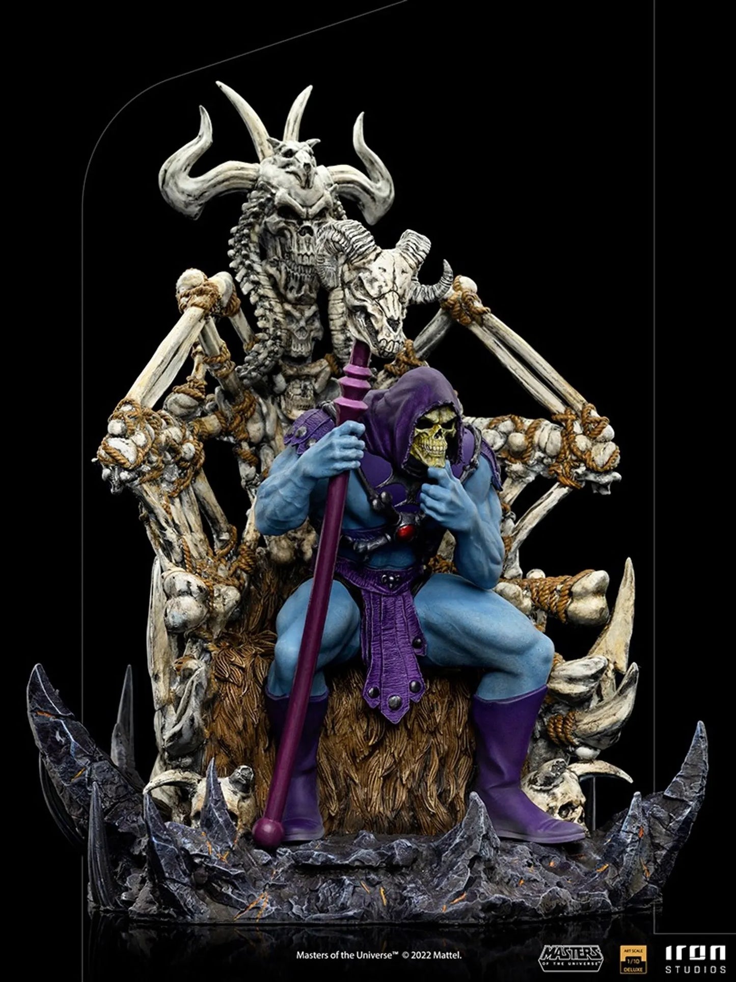 Iron Studios: Masters Of The Universe - Skeletor On Throne: Art Scale 1/10 Statue