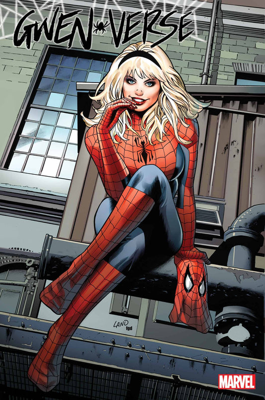 Spider-Gwen GwenVerse #4 (Of 5) Land Homage Var 2022