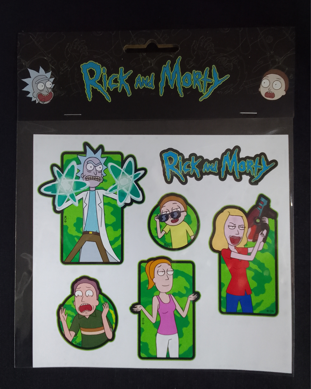 Rick and Morty Family Sticker