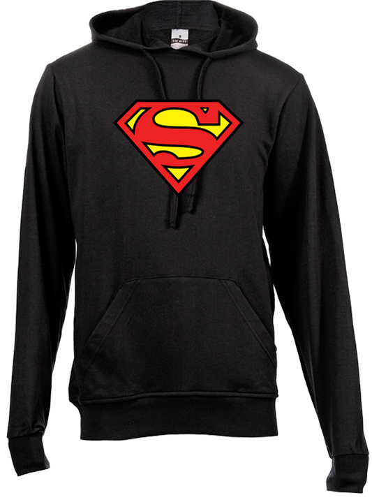 Hoodie Superman Symbol Black