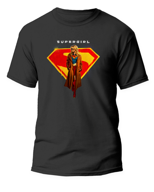 Supergirl Movie Supergirl with Shield T-Shirt