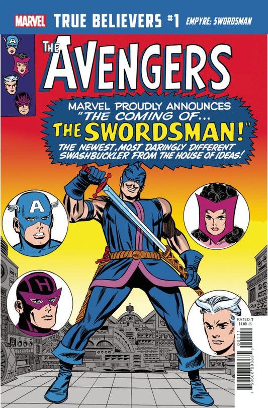 True Believers: Empyre - Swordsman #1 2020
