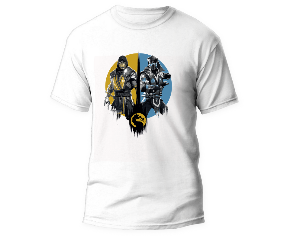 Mortak Kombat Scorpion & Sub Zero T-Shirt
