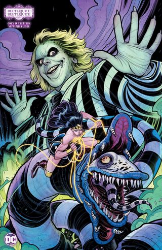 Wonder Woman 12 Beetlejuice Variant Comic Book