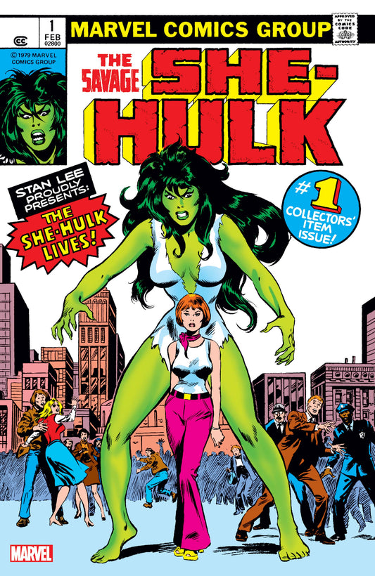 She Hulk 1 Facsimile Edition Comic Book