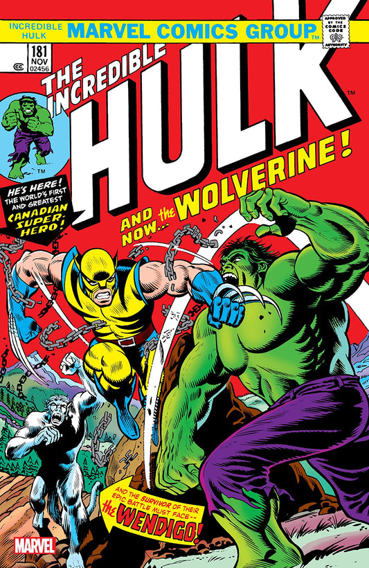 Incredible Hulk 181 Facsimile Edition Comic Book